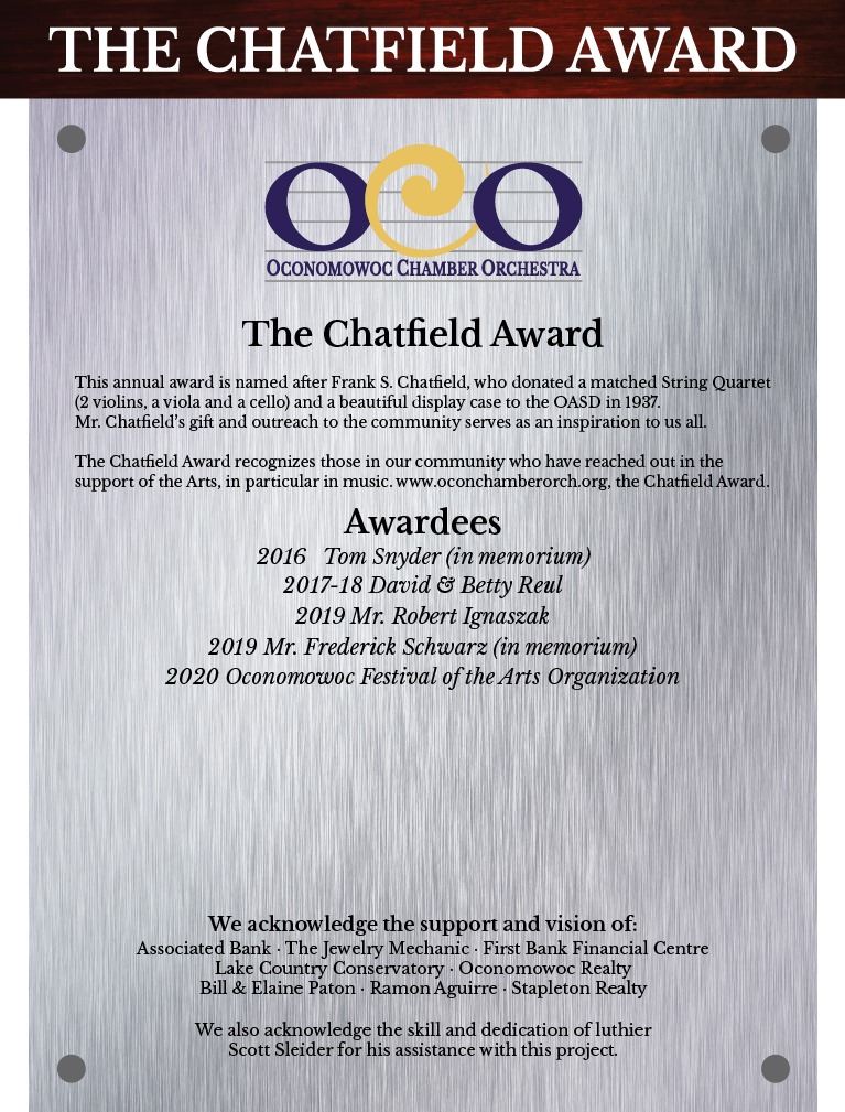 Chatfield Award